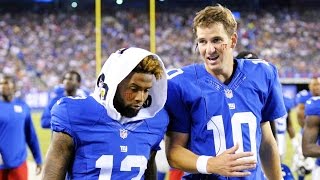 ODELL BECKHAM JR VS ELI MANNING  Madden 17 Parody [upl. by Odlanyar]