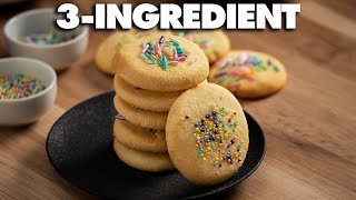 3 Ingredient Sugar Cookies [upl. by Clareta633]