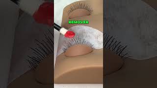 Comment appliquer du remover pour extension de cils  materielcil dissolvantcil removercil [upl. by Anoy785]