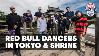 Red Bull Dancers Freestyling in Tokyo amp Shrine Japan｜Red Bull Dance Tour 2019 [upl. by Alekim]