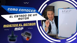 Como diagnosticar un motor midiendo el sensor MAP [upl. by Irma]