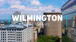 Wilmington Delaware  4K drone video [upl. by Noval]