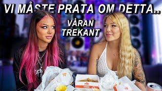 ANGÅENDE VÅRAN TREKANT  MAX mukbang med syrran [upl. by Joappa]