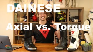 Dainese Boots Axial D1 vs Torque D1 Long Term Review and Comparison [upl. by Nnahtebazile41]