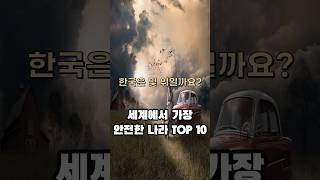 세계에서 가장 안전한 나라 TOP 10 [upl. by Luke899]