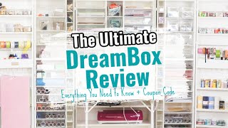 The Ultimate DreamBox Craft Storage Review  Coupon Code by Create Room 2021 [upl. by Ainattirb]