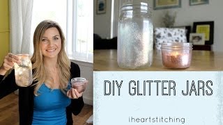 DIY Glitter Jars 2 Ways [upl. by Senecal659]