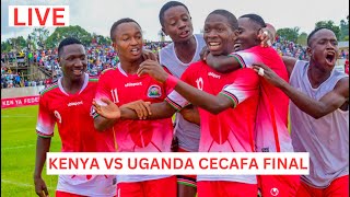 LIVE KENYA VS UGANDA CECAFA FINAL FOOTBALL MATCH IN KENYA KENYA VS UGANDA UNDER 18 FINAL [upl. by Suki460]