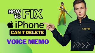 How to Fix Can t Delete Voice Memo from iPhone 2024 Unable to Delete Voice Memos [upl. by Bigod376]