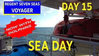 Regent Seven Seas Voyager Day 15 Sea Day Chartreuse and DOLPHINS [upl. by Samala]