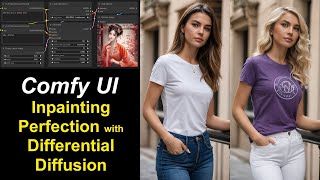 ComfyUI 36 Inpainting with Differential Diffusion Node  Workflow Included Stable Diffusion [upl. by Ennayelsel]