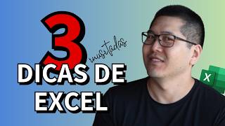 3 coisas para fazer no Excel que vão te SURPREENDER [upl. by Alimak]