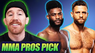 MMA Pros Pick ✅ Aljamain Sterling vs Calvin Kattar  Part 2 👊UFC 300 [upl. by Sldney]