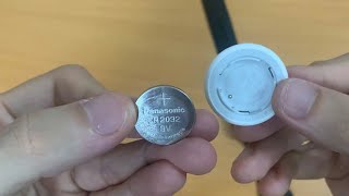 How to remove and replace the battery in your AirTag [upl. by Weibel]