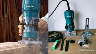 Improve your woodworking skills with MAKITA 3709 Trimmer UnboxingTest [upl. by Bernat]