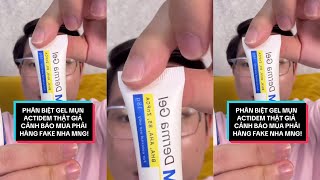 REVIEW GEL MỤN ACTIDEM CÓ TỐT KHÔNG  CÁCH PHÂN BIỆT HÀNG THẬT VÀ HÀNG FAKE [upl. by Coppinger]