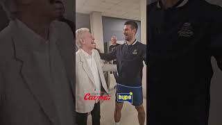 Novak Djokovic i Miroslav Ilic zapevali u glas Dve legende novakdjokovic miroslavilic hypetv [upl. by Klockau]