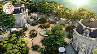 Le Petit Parc Tiny Park 🍀  The Sims 4 Speed build [upl. by Drescher]