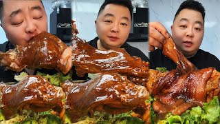 Meat Mukbang Eating Show  Beef amp Steamed Pork  Asmr Mukbang [upl. by Yartnoed]