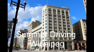 Summer Driving Around Winnipeg Manitoba Canada 1080p HD Video [upl. by Kannav]