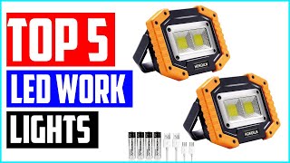 Top 5 Best LED Work Lights review [upl. by Milissent]