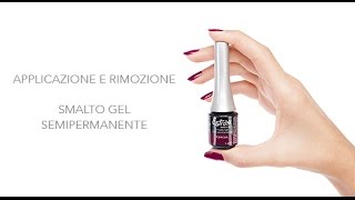 Tutorial smalto gel semipermanente Estrosa [upl. by Gabler325]