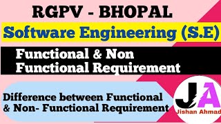 Difference Between Functional And Non Functional Requirements  Software Engineering [upl. by Hubing]