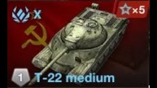 Como jogar de T22 Medium  Tank de colecionador Tier X  World of Tanks Blitz [upl. by Adiaroz]