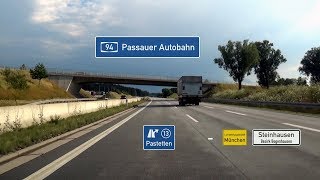 🇩🇪 A94 AS Pastetten  MünchenSteinhausen 35x [upl. by Dory]