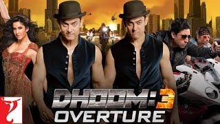 Dhoom3  Overture  Jackie Shroff  Aamir Khan  Abhishek Bachchan  Uday Chopra  Katrina Kaif [upl. by Ajssatan]