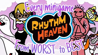 Ranking every Rhythm Heaven minigame from WORST to BEST [upl. by Mohr]