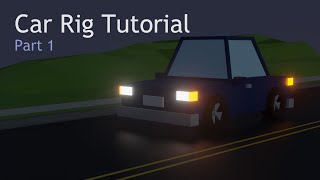 Roblox Car Rig Tutorial Part 1  Setup [upl. by Sterne]