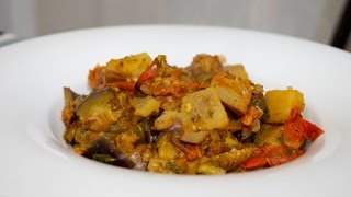 Receta de caponata  A Los Fogones [upl. by Fennell]