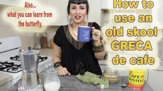 How to make coffee with an Espresso Maker Greca using Cafe Bustelo [upl. by Eyllom962]