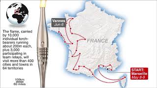 PARIS 2024 Olympic Torch Relay video [upl. by Melinda]