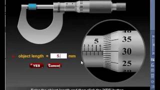 Micrometer Screw Gauge Simulation  AmazingEdu Software [upl. by Je595]