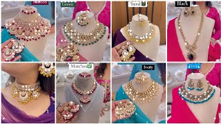 dress ka sth matching necklaces designTrending Necklace designs set 🥀❤ [upl. by Artimid]