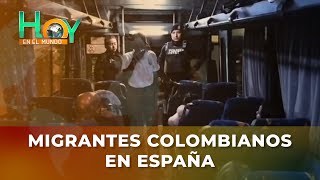 Hoy en el Mundo Migrantes colombianos en España [upl. by Neeluqcaj]