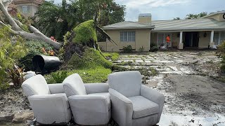 StPetersburg Florida Hurricane Helene Aftermath [upl. by Nednil]