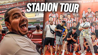 STADION TOUR IN MADRID ESKALIERT Wanda Metropolitano [upl. by Anoerb406]