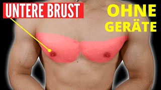 Untere Brust trainieren ohne Geräte ► Top 5 Calisthenics Übungen ► Untere Brust Zuhause trainieren [upl. by Orpah]