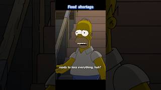 The Simpson family has run out of food Season 34 Episode 20 shorts funny simpsons [upl. by Seaton]