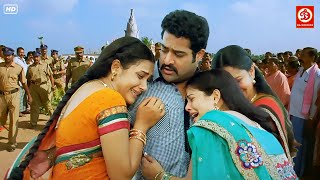 Jr NTR amp Sameera Reddy  South Superhit Full Hindi Dubbed Movie  Sameera Telugu Love Story  Ashok [upl. by Audsley]