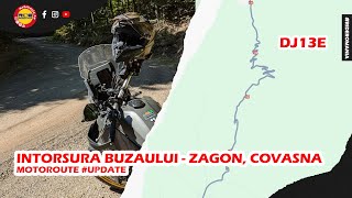 Starea drumului DJ13E Intorsura Buzaului  Zagon Covasna motoRoute update [upl. by Beyer]