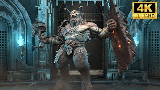 DOOM Eternal  Gladiator Boss Fight 4K Ultra Settings RTX4090 [upl. by Mali791]