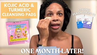 Kojic Acid and Turmeric Cleansing Pads for Scars Are They Worth the Tiktok Viral Hype Amazon Find [upl. by Halak964]