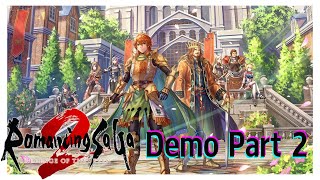 Romancing Saga 2 Revenge of the Seven DEMO  STEAM DECK GAMEPLAY  PART 2 [upl. by Younger]