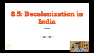 AP World History 85  Decolonization in India [upl. by Gonnella81]