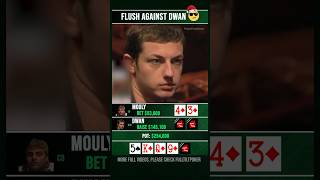 Flush against Tom Dwan poker [upl. by Lilybelle]