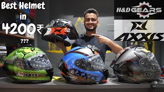 AXXIS Helmet  Draken  Review  Best Helmet In 4200₹   HampD Gears [upl. by Goraud]